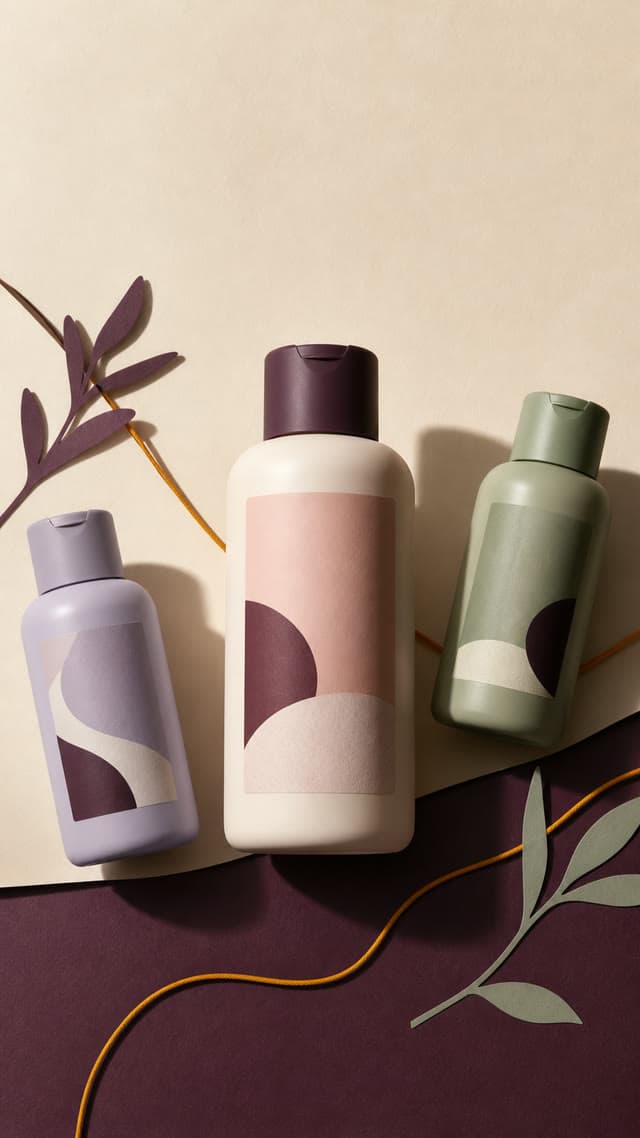 Three Morrow & Moss cleanser bottles